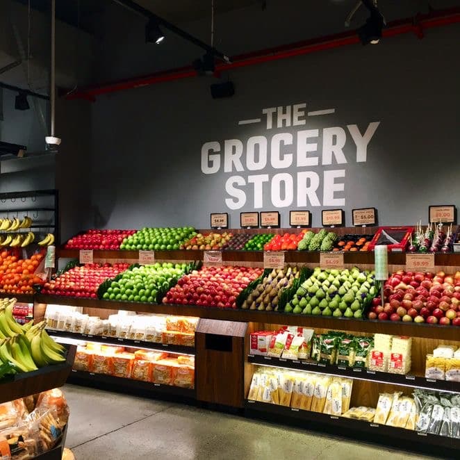 Marketplace produce aisle